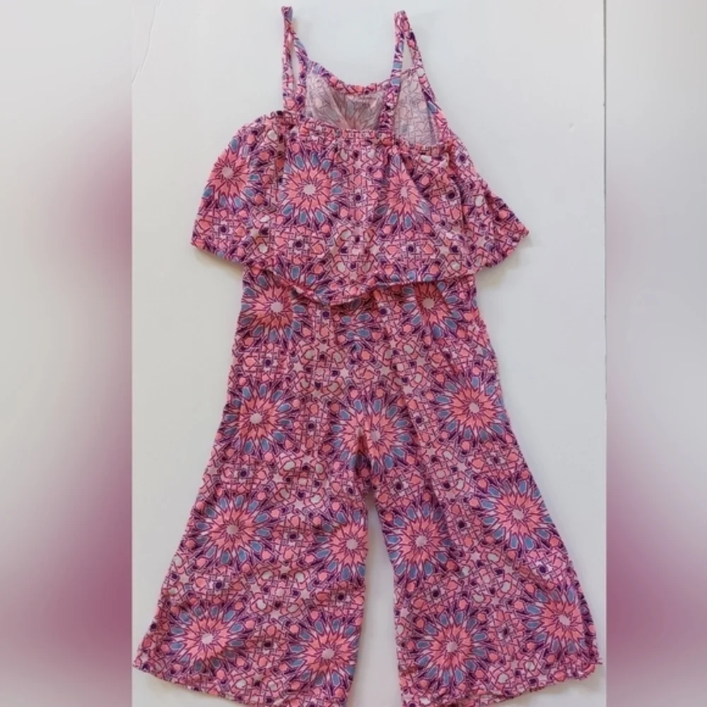 Pink Flare Jumpsuit/Romper Size 24 Months‎ 70s Style